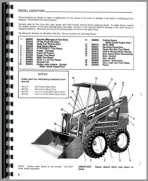 gehl 4600 skid steer parts|gehl hl4400 skid steer specifications.